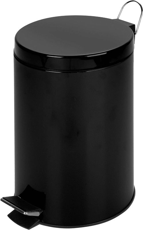 Photo 1 of Honey-Can-Do International, LLC TRS-05170 Step Trash Can, 12-Liter 3-Gal, Black
