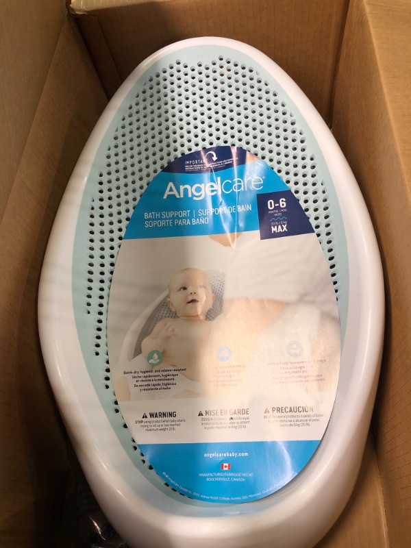 Photo 1 of Angelcare Baby Bath Support, Blue