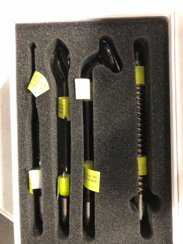 Photo 3 of 4-Piece Fusion Wand Acessory Set for Nuderma Wands - NuDerma NOT Included - Neon & Argon Fusion Glass applicators for Nuderma – High Frequency Upgraded Fusion Wand Set Compatible with Nuderma Systems 