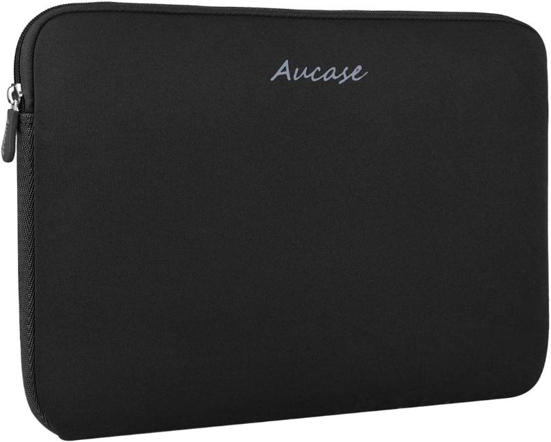 Photo 1 of 14-15 inch Laptop Sleeve for MacBook Air 13.3" (2017), MacBook Pro 14, Surface Laptop 13.5'', Chromebook Notebook 14, Water Repellent Neoprene Protective Case for Men and Women

