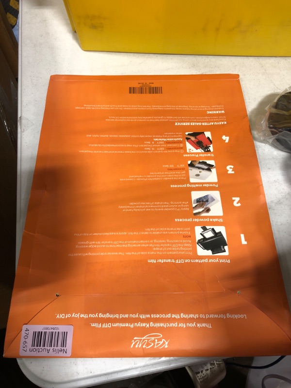 Photo 3 of KASYU DTF Transfer Film with Sensor Recognition Stickers, 50 Sheets A3 Premium Direct to Film for DTF Sublimation Printers, Pre-Treated Transparency DTF Transfer Paper for All Color Fabrics