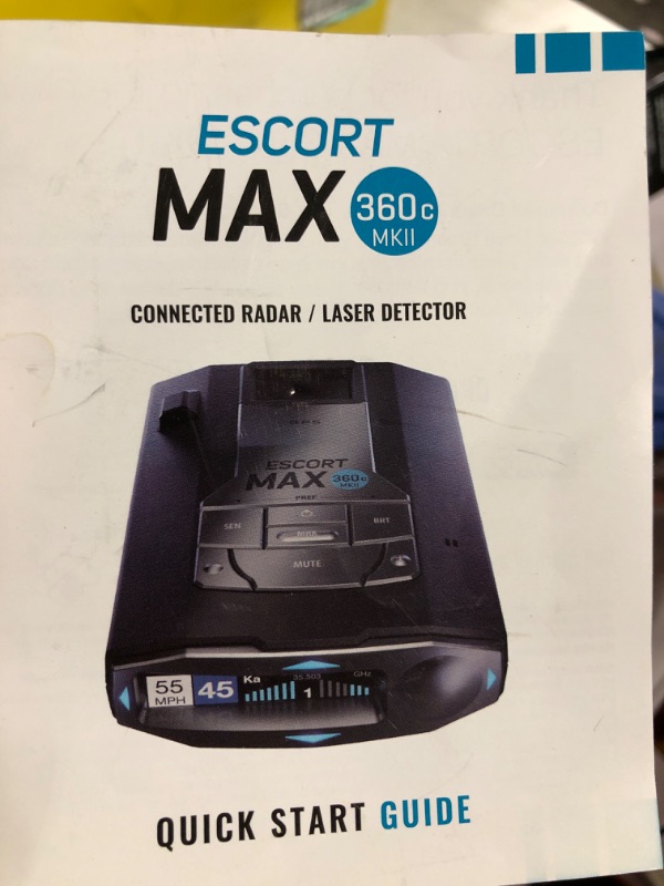 Photo 2 of Escort MAX 360c MKII Laser Radar Detector with Dual-Band Wi-Fi Bluetooth Alerts & Exceptional Range