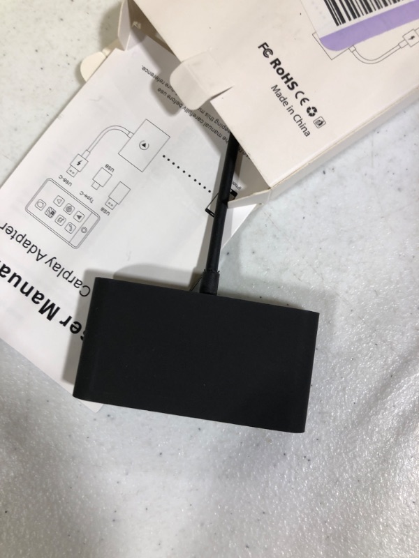 Photo 1 of CPCGER Wireless Carplay Adapter 2024 Upgrade Apple Carplay Wireless Adapter Convert Wired to Wireless CarPlay Dongle Plug & Play Fit for Cars with Factory CarPlay Function