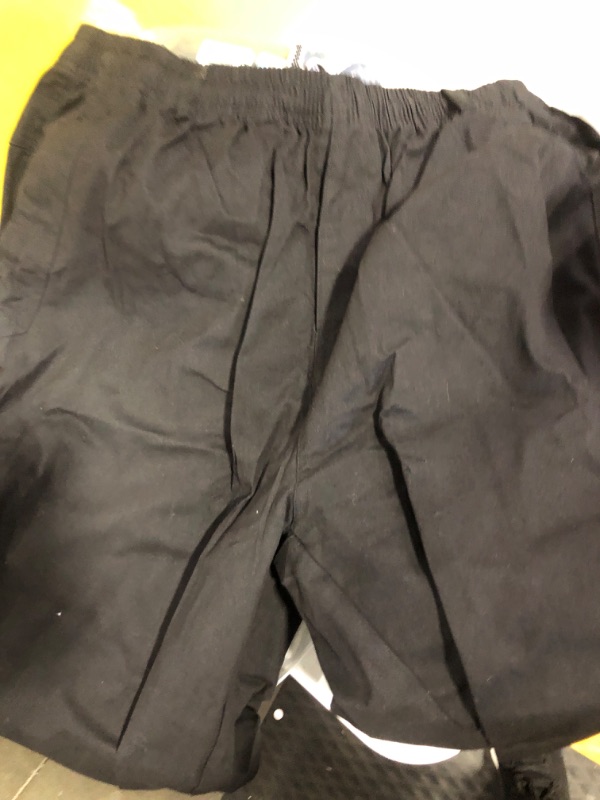 Photo 2 of AIFARLD Mens Cargo Pants Elastic Waist Pants Sport Jogger Long Trousers for Hiking Fishing Running Workout XX-Large Black