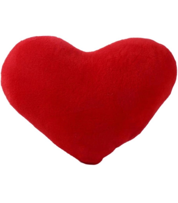 Photo 1 of Cute Plush Heart Pillow,Heart Shape Cushion Fluffy Throw Pillows Decorative Back Cushions Gift for Friends/Children/Girls on Valentine's Day(red)