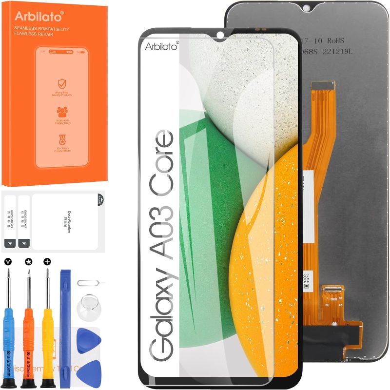 Photo 1 of 
Screen for Samsumg Galaxy A03 Core Screen Replacement for Samsumg A032 LCD Screen SM-A032F,SM-A032M Touch Display Digitizer Assembly Repair Parts?Black?