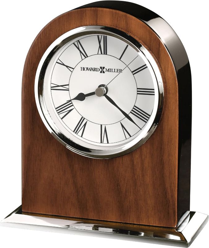 Photo 1 of 
Howard Miller Palermo Table Clock 645-769 – Walnut Finish with Quartz MovemenT