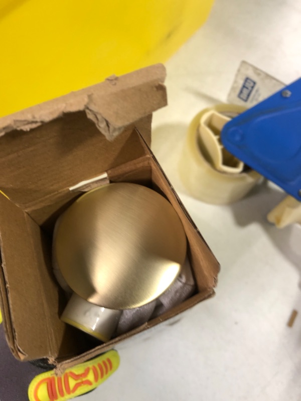 Photo 2 of KES Gold Vessel Sink Drain Pop Up Drain with Overflow, Bathroom Sink Stopper Assembly Brushed Gold, All Metal Rustproof Brass and SUS304 Stainless Steel, S2008S62A-BZ Brushed Gold With Overflow (Normal Cap)