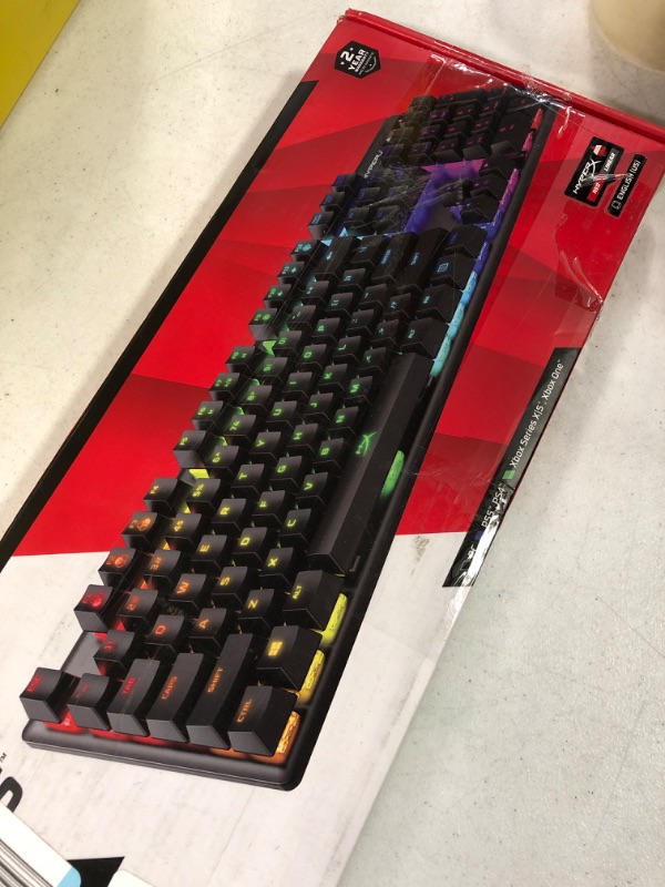 Photo 2 of HyperX Alloy Origins 65 Full Size Mechanical Gaming Keyboard RGB Red Switch Linear Anti-Ghosting N-Key Rollover Detachable USB-C for PC Xbox PS4, PS5 NGENUITY Double Shot PBT Keycaps
