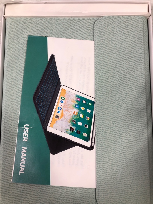 Photo 2 of BLUTLOTUS iPad 10th Generation Case with Keyboard 2022, 10.9 inch Keyboard Case with Pencil Holder, 7 Color Backlit Detachable Keyboard, Smart Folio, Auto Sleep/Wake Tablet Cover(Green) 10.9" for ipad 10th gen 2022 Green for iPad 10th Gen (10.9 inch, 2022