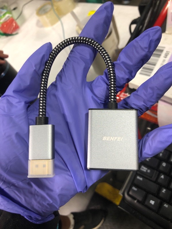 Photo 1 of BENFEI DisplayPort to VGA, DisplayPort to VGA Adapter Male to Female Gold-Plated Cord
