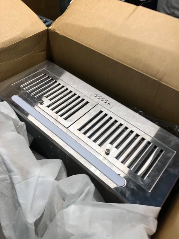 Photo 1 of FIREGAS Insert Range Hood 30 inch 600 CFM Ducted Convertible Ductless Kitchen Stove Hood with LED Lights, Built-in Kitchen Vent with 3 Speed Exhaust Fan,Baffle Filters,Range Hoods with Carbon Filters 600CFM&Push Button