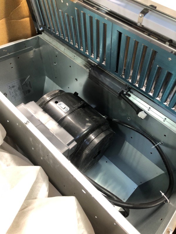 Photo 1 of FIREGAS Insert Range Hood 30 inch 600 CFM Ducted Convertible Ductless Kitchen Stove Hood with LED Lights, Built-in Kitchen Vent with 3 Speed Exhaust Fan,Baffle Filters,Range Hoods with Carbon Filters 600CFM&Push Button