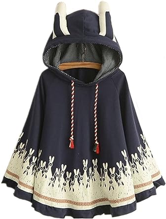 Photo 1 of Aza Boutique Girl's Cute Cotton Blend Rabbit Ears Hooded Cape used