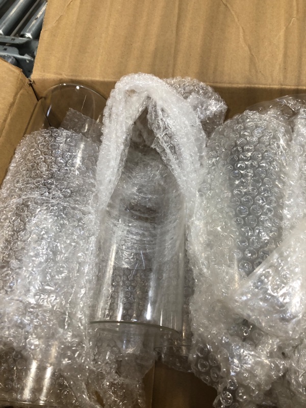Photo 1 of 10" Cylinder glass vase - 8 pack