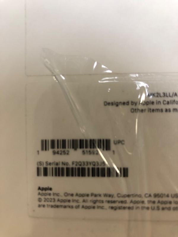 Photo 1 of Apple 2021 10.2-inch iPad (Wi-Fi, 64GB) - Silver (9th Generation) WiFi 64GB Silver