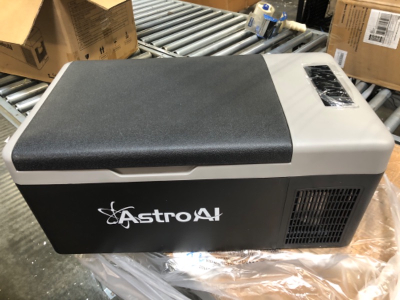 Photo 3 of ** FOR PARTS** AstroAI 12 Volt Car Refrigerator, 12V Portable Freezer 16 Quart Camping Fridge Cooler 15L (-4?~68?) with 12/24V DC & 110V AC for Car, RV, Truck, Van, Boat for Camping, Travel, Fishing Outdoor