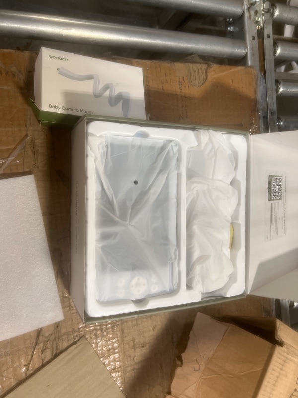 Photo 1 of bonoch Baby Monitor with 2 Cameras, 7" 720P HD Split Screen Video Baby Monitor No WiFi, Baby Monitor with Camera and Audio, 6000mAh, 1000ft Range, Sound Detect, Remote PTZ, VOX Mode, Auto Night Vision 7" Screen with 2 Camera