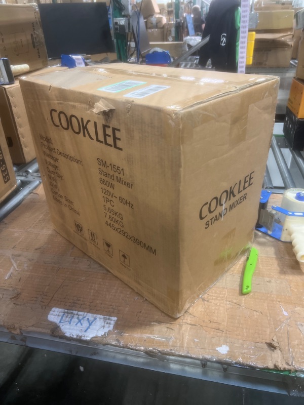 Photo 1 of ** factory sealed**
COOKLEE Stand Mixer, 9.5 Qt. 660W 10-Speed Electric Kitchen Mixer with Dishwasher-Safe Dough Hooks, Flat Beaters, Wire Whip & Pouring Shield Attachments for Most Home Cooks, SM-1551, Lavender