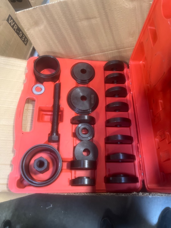 Photo 4 of DAYUAN 23pcs FWD Front Wheel Drive Bearing Removal Tool, Wheel Bearing Press Kit Bearing Adapters Bearing Installer Tool