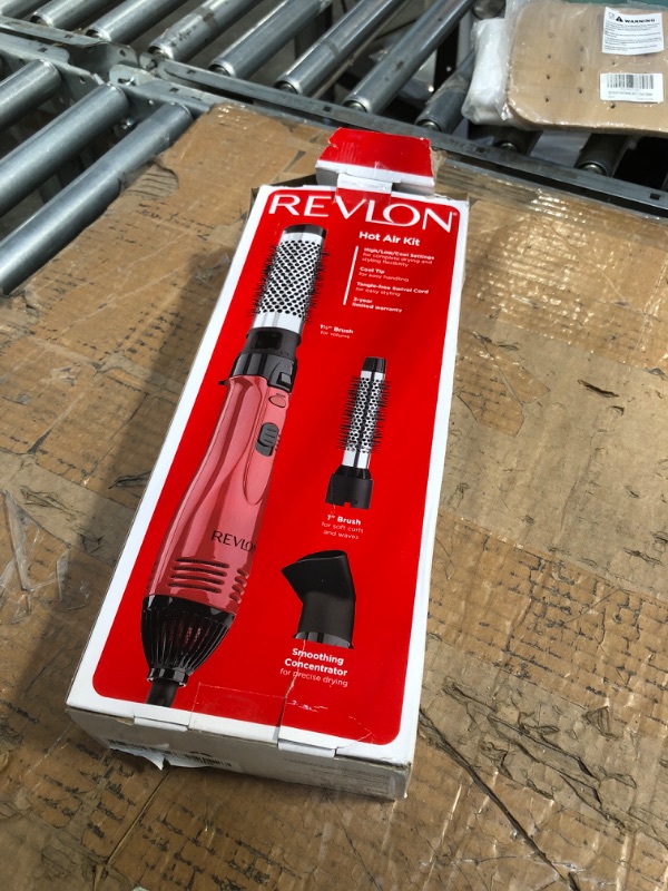 Photo 2 of ** new open package***
Revlon 1200W Perfect Style Hot Air Kit | Style, Curl, and Volumize, 3 Piece Set