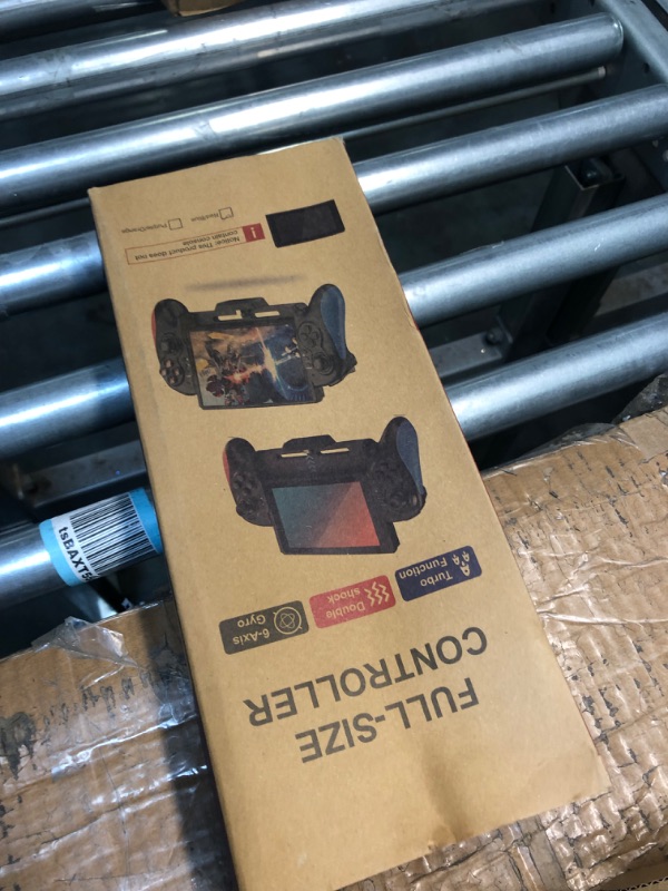 Photo 1 of Switch Controller for Nintendo Switch/OLED, One-Piece Joypad Controller Replacement for Nintendo Switch Pro Controller, Switch Controllers Remote with Adjustable TURBO and Dual Motor Vibration Red+Blue