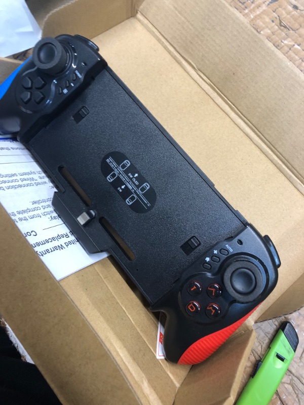 Photo 1 of Switch Controller for Nintendo Switch/OLED, One-Piece Joypad Controller Replacement for Nintendo Switch Pro Controller, Switch Controllers Remote with Adjustable TURBO and Dual Motor Vibration Red+Blue