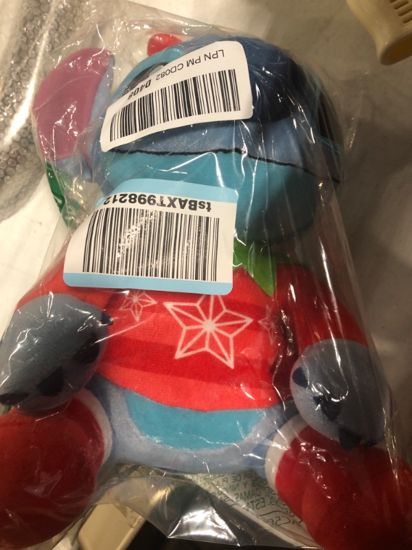 Photo 1 of Disney Stitch Holiday Large 11-inch Plush Stuffed Animal, Alien, Officially Licensed Kids Toys for Ages 2 Up by Just Play