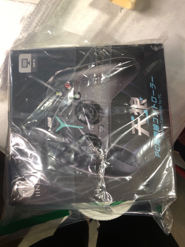 Photo 1 of IINE Wireless PC Controller, (No Drift) Wireless Gaming Controller with Bluetooth Adaptor for PC/Switch/Steam/Phone/Pad, Gamepad Game Controller with Phone Holder/Hall Effect Joystick/Hall Effect Linear Trigger/Macro Setting