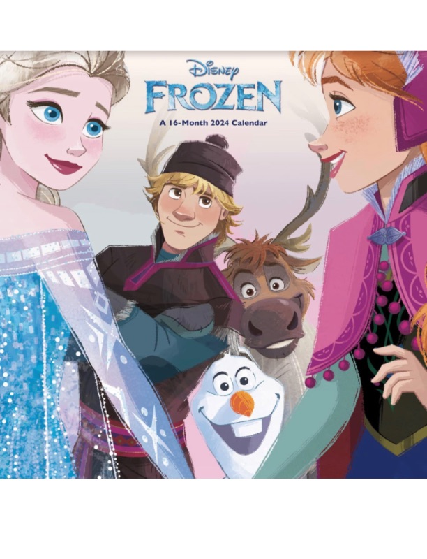 Photo 1 of 2024 Disney Frozen Wall Calendar