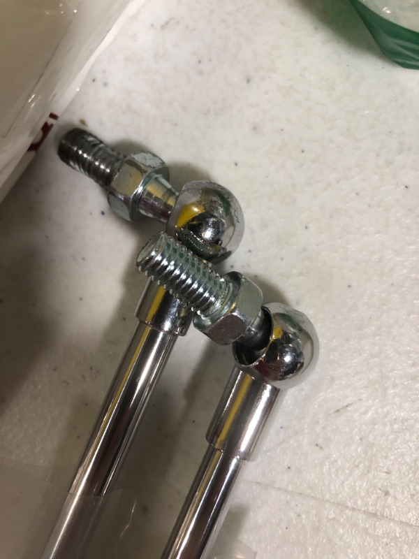 Photo 1 of 20 Inch 45lb/200N Per Gas Shock Strut Spring for RV Bed Boat Bed Cover Door Lids Floor Hatch Door Shed Window and Other Custom Heavy Duty Project, A Set of 2 with L Mounts Vepagoo 20 inch 45lb /200N