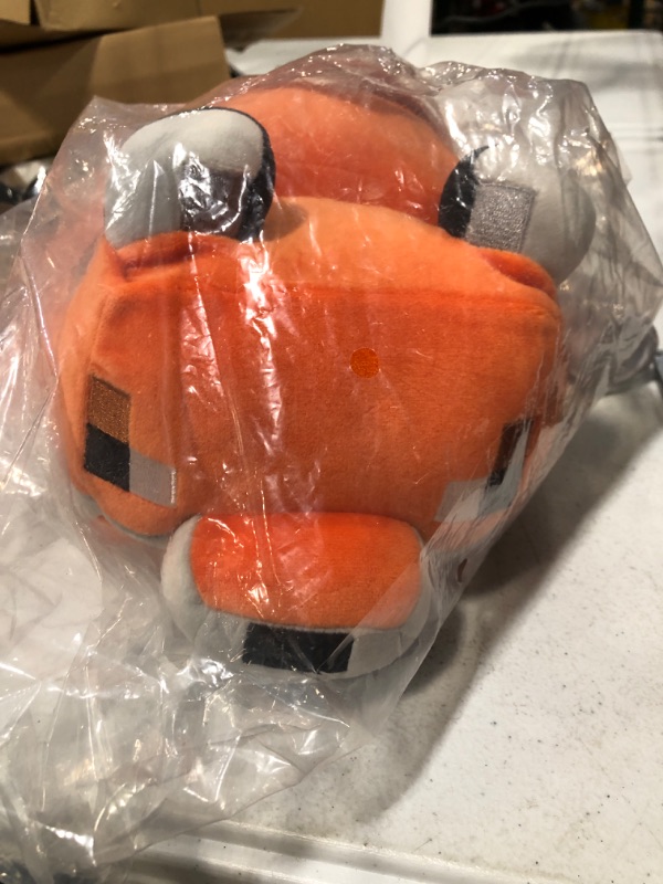 Photo 1 of Mattel Minecraft Plush Fox 12-Inch Stuffed Animal Figure, Floppy Soft Doll Inspired by Video Game Character, Collectible Toy 12 inches Fox Animal Figure