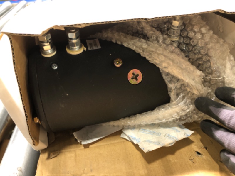 Photo 1 of DB Electrical 430-20097 Winch Motor Compatible With/Replacement For Ramsey Braden Hickey Desert Tulsa Camindustries Pierce/ 12 Volt 2100RPM Reversible 4.8HP Double Ball Bearing, W-9144, W-8933, W-9143 , black