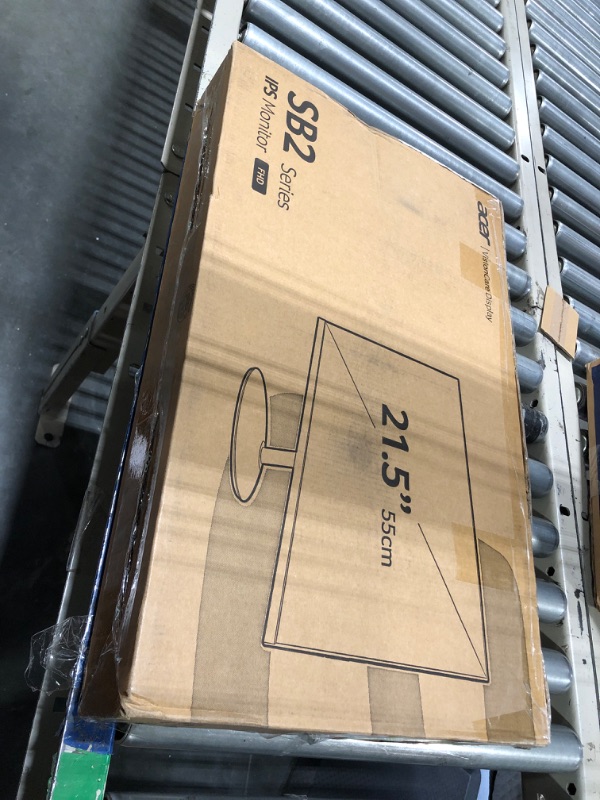 Photo 1 of Acer SB222Q EBI 21.5" FHD 1920 x 1080 IPS Zero-Frame IPS Gaming Office Monitor | AMD FreeSync Technology | Ultra-Thin Stylish Design | Up to 100Hz | 1ms VRB | Low Blue Light | Tilt | HDMI & VGA Ports Monitor 21.5-inch