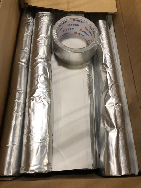 Photo 1 of 16 PCS Pipe Insulation Foam Tubes, 1 Inch Self-Adhesive Insulation Foam Wraps for Pipes, Pre-Slit Insulated Foam Tubes with Aluminum Foil Tape?1.96In*65.6Ft? for Indoor Outdoor Pipes?1.4Ft*1Inch?
