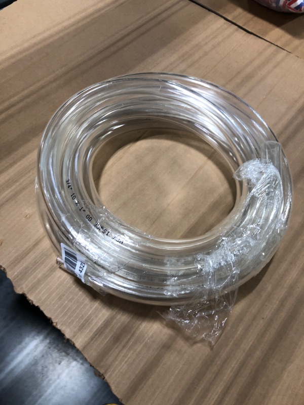 Photo 2 of 25ft x 3/4" ID Clear Vinyl Tubing