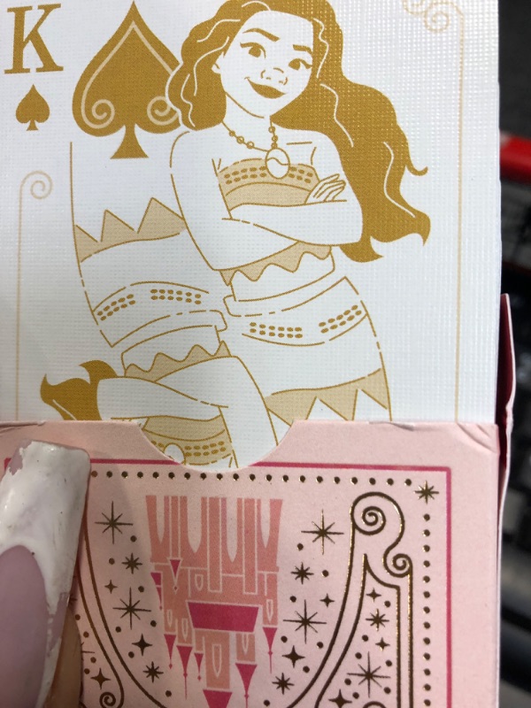 Photo 3 of Bicycle Disney Princess Inspired Playing Cards Pink or Blue Playing Cards (Colors May Vary)