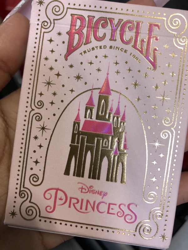 Photo 2 of Bicycle Disney Princess Inspired Playing Cards Pink or Blue Playing Cards (Colors May Vary)