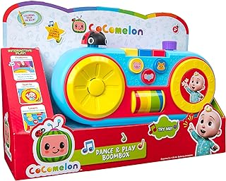 Photo 1 of CoComelon Dance and Play Boombox, 8 Full Songs, Colors, Animal Sounds, Numbers- Educational Music Toys, Carry N’ Go Handle, Toys for Kids and Preschoolers