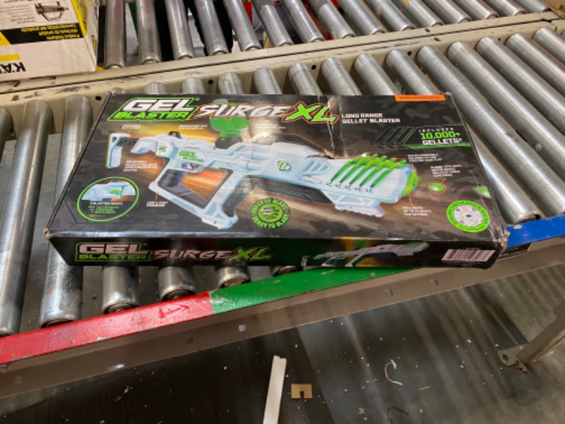 Photo 1 of Gel Blaster Surge XL – Adjustable Blast Speed with Semi or Automatic Modes, Adjustable Up to 250 FPS with 150 Foot Range, 10,000+ Eco-Friendly Ammo Gellets & More – Mess Free Fun Ages 14+ (1pk) 1 Pack