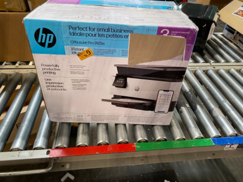 Photo 2 of HP OfficeJet Pro 9125e Wireless All-in-One Color Inkjet Printer, Print, scan, Copy, fax, ADF, Duplex Printing Best for Office, 3 Months of Ink Included (403X0A) New Version