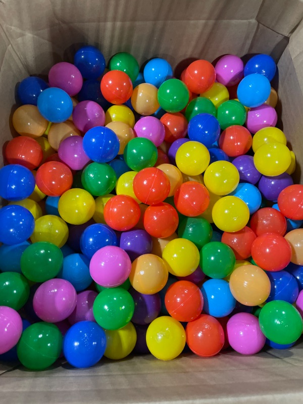 Photo 1 of 170 PCS Ball Pit Balls with Free Crush Proof Plastic Ball for Baby and Toddler -8 Bright Colors with Zip Storage Bag,Baby Pool Water Toys,Kiddie Pool