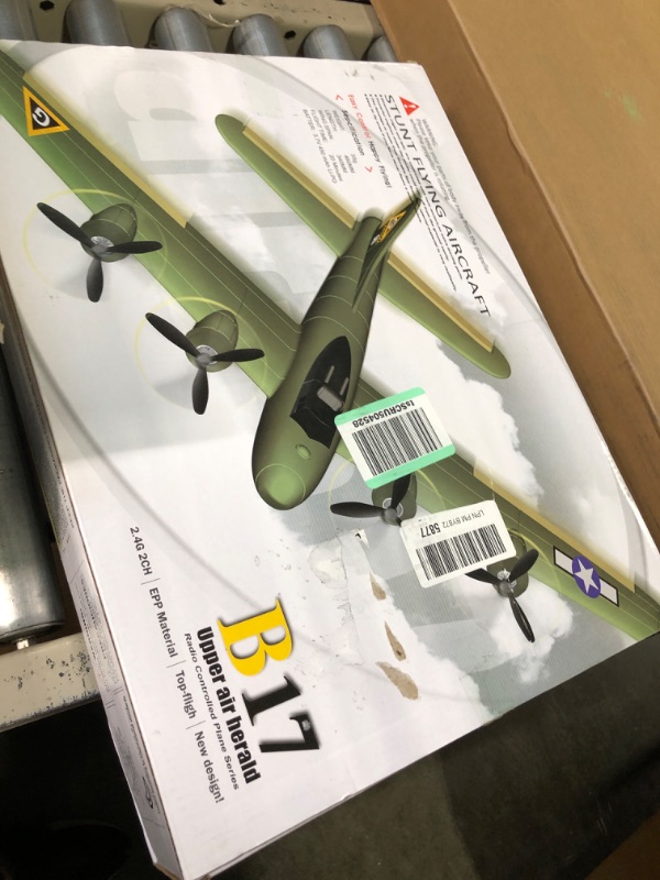 Photo 2 of GoolRC B-17 RC Plane, 2 Channel RC Airplane, 2.4Ghz Remote Control Airplane, Ready to Fly EPP Foam Glider, Fixed Wing RC Aircraft Flight Toys for Boys,Kids and Adults