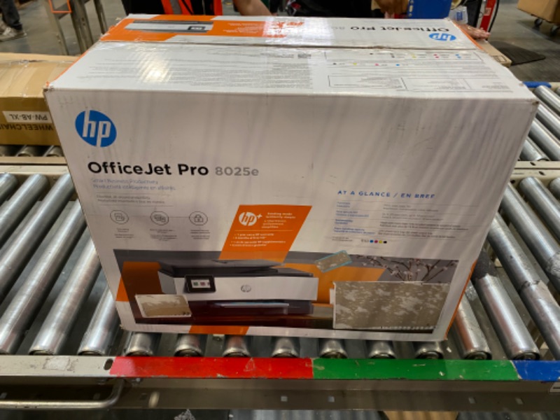 Photo 2 of ***NO 6 MONTHS OF INK INCLUDED ***HP OfficeJet Pro 8025e Wireless Color All-in-One Printer  (1K7K3A) New version