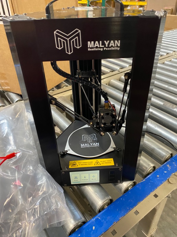 Photo 1 of MALYAN M300 Mini Delta 3D Printer - Fully Assembled FDM 3D Printers for Kids and Beginners, Free Sample PLA Filament and MicroSD Card Preloaded with Printable 3D Models, Printing Size 110x120 mm