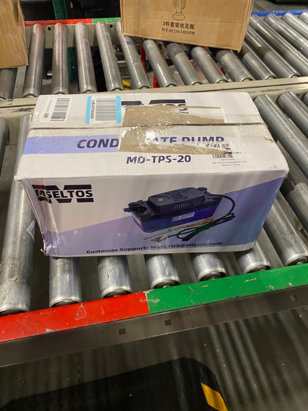 Photo 1 of 1/30 HP 132 GPH 20ft Max Head HVAC Condensate Pump, 110V/240V w/Automatic Safety Switch, Removal Drain Pump for Air Conditioner, Dehumidifier, Ice Maker, Furnace, AC unit
