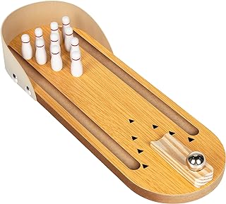 Photo 1 of 
Table Top Mini Bowling Game Set-Tabletop Wooden Board Mini Arcade Desktop Tiny Bowling...