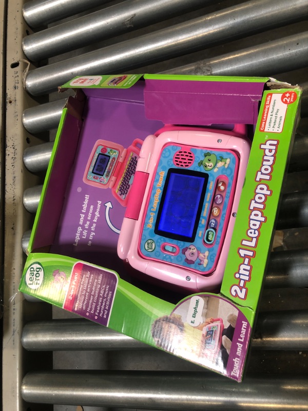 Photo 2 of LeapFrog 2-in-1 LeapTop Touch, Pink Pink Standard Packaging