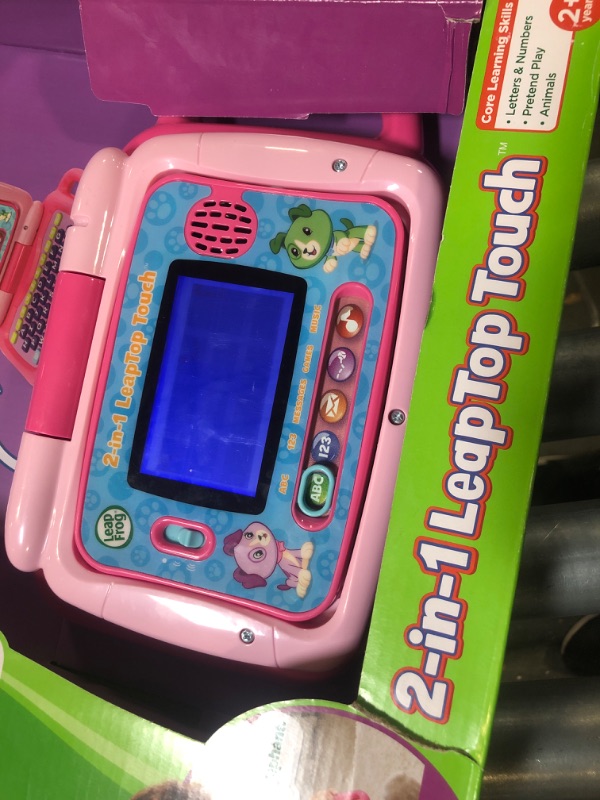 Photo 3 of LeapFrog 2-in-1 LeapTop Touch, Pink Pink Standard Packaging