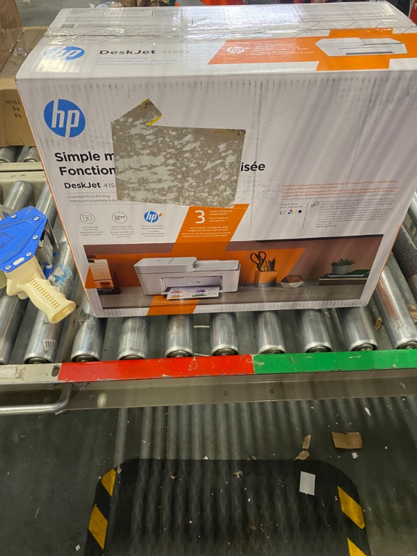 Photo 1 of HP DeskJet 4155e Wireless Color All-in-One Printer & 67XL Tri-Color High-Yield Ink Cartridge | 3YM58AN & 67XL Black High-Yield Ink Cartridge | 3YM57AN Printer + Tri-color Ink + Black Ink